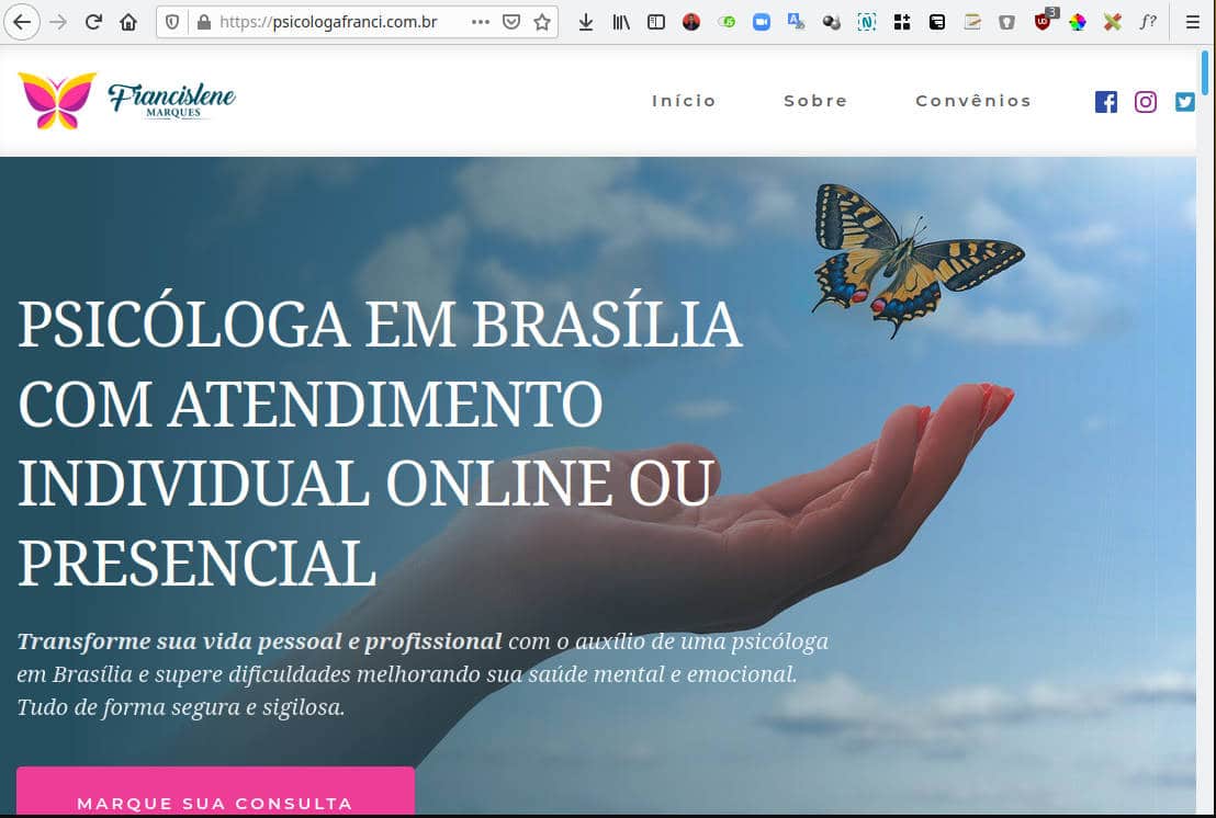 Site profissional com email e domínio próprio