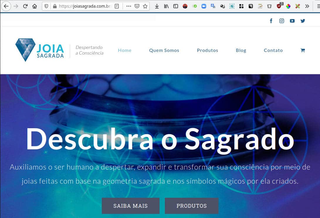 Site profissional com email e domínio próprio
